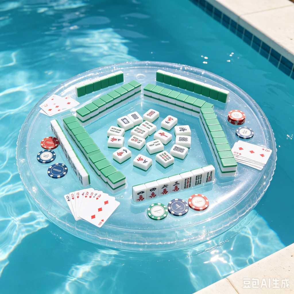 wear resistant print mahjong set